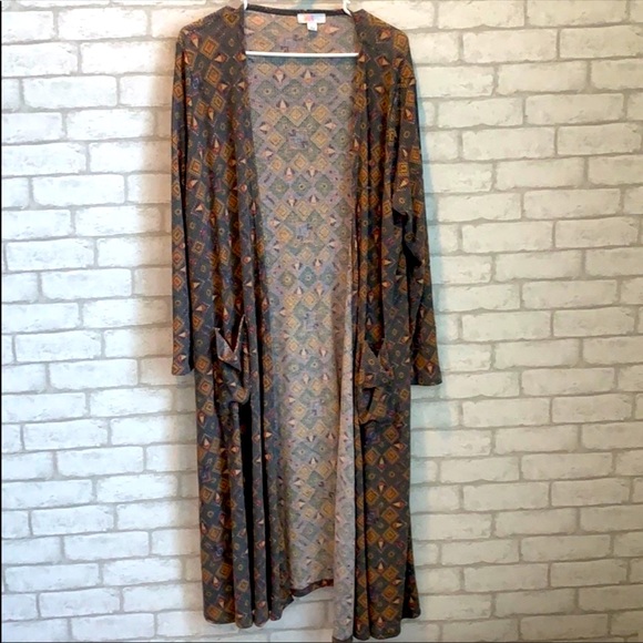 LuLaRoe Long Sleeve Duster/Cardigan - Picture 7 of 9